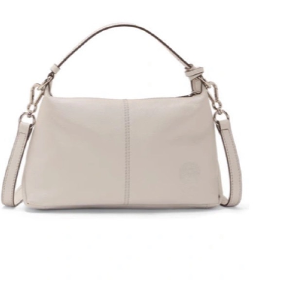 Vince Camuto Corin Crossbody Leather Bag in Light Grey Removable Strap NWOT - Picture 4 of 4